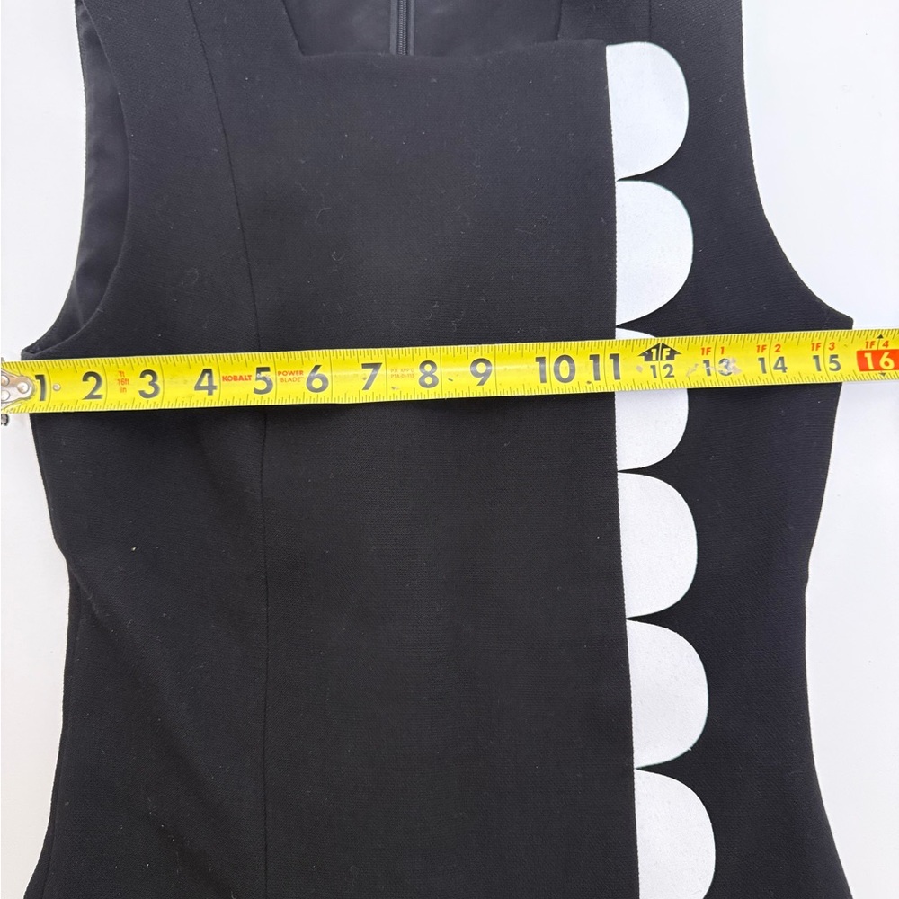 Victoria Victoria Beckham Black White Mini Cocktail Formal Wedding Party Dress 2 - Picture 11 of 16